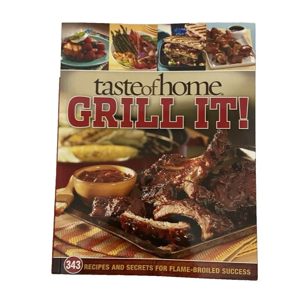 Taste of Home Cookbooks 2 Family Collection Cookbook & Grill It!
